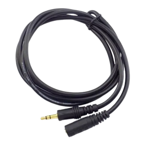 [EXT35-2025-BK] Cable Extensión de Audio Plug 3.5 " — galería 1