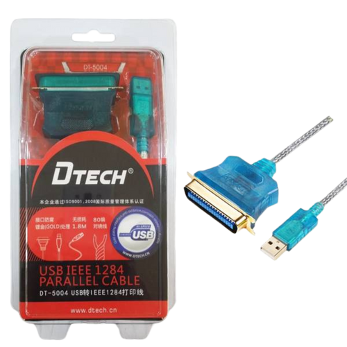 [6945279500346] Cable USB a paralelo DTECH de 1,8 m, modelo DT-5004 — galería 3
