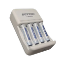 [CHG-BESTON-AA4PK] Cargador de pila recargable BESTON doble AA x4 — galería 3