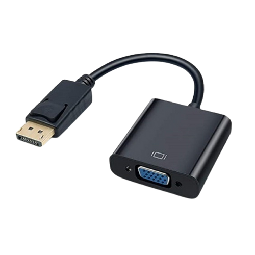 [DPVG-2025-BK] Convertidor DisplayPort macho a VGA hembra — galería 1