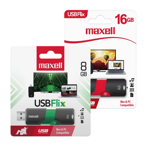 [USBF-8] Memorias USB Maxell Flix de 8GB — galería 1