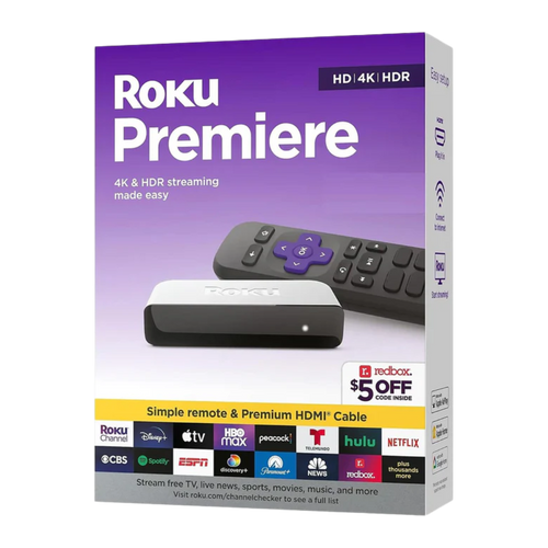 [829610007175] TV Box Roku Premiere 3920RW | Reproductor 4K con Wi-Fi — galería 1