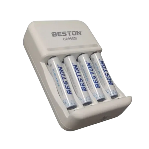 Cargador de pila recargable BESTON doble AA x4