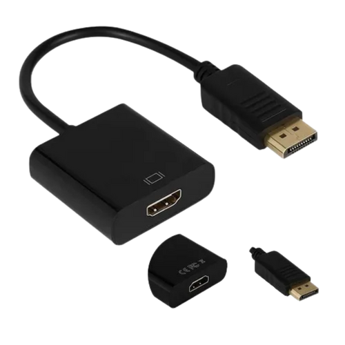 Convertidor DisplayPort macho a HDMI hembra