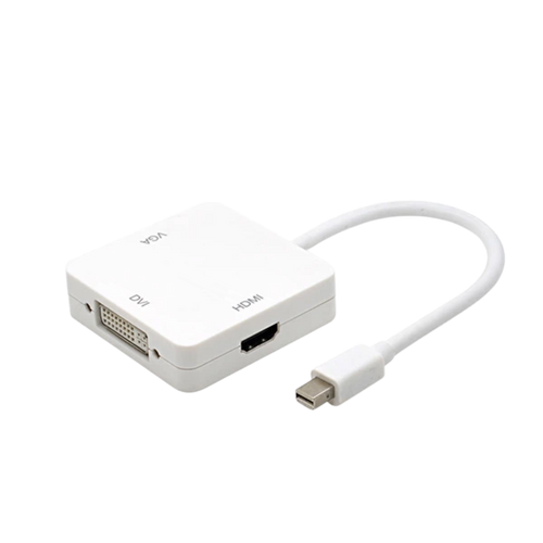 Convertidor Mini Displayport Macho a VGA, HDMI y DVI Hembra