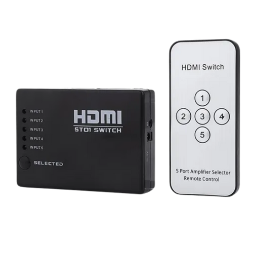 Switch HDMI 1x5 + Control