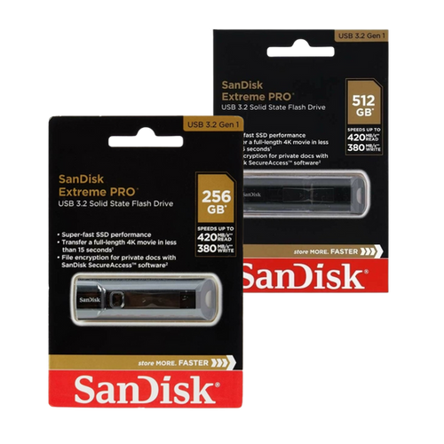 USB SanDisk Extreme PRO (256GB y 512GB)