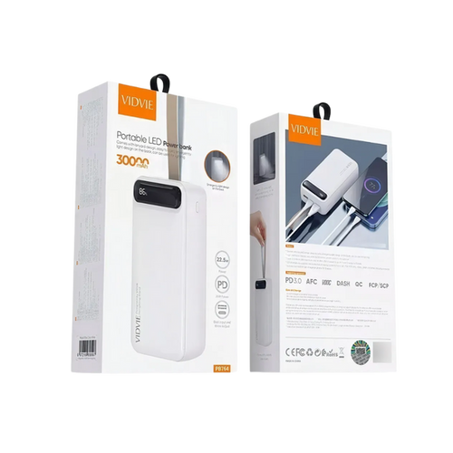 Banco de energía Vidvie PB764 de 30000 mAh