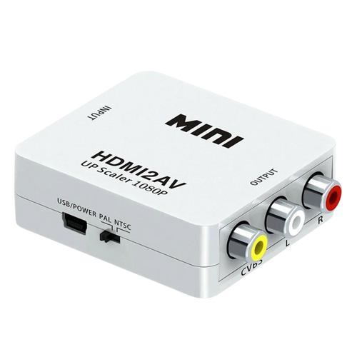 Caja Convertidora Mini HDMI a RCA